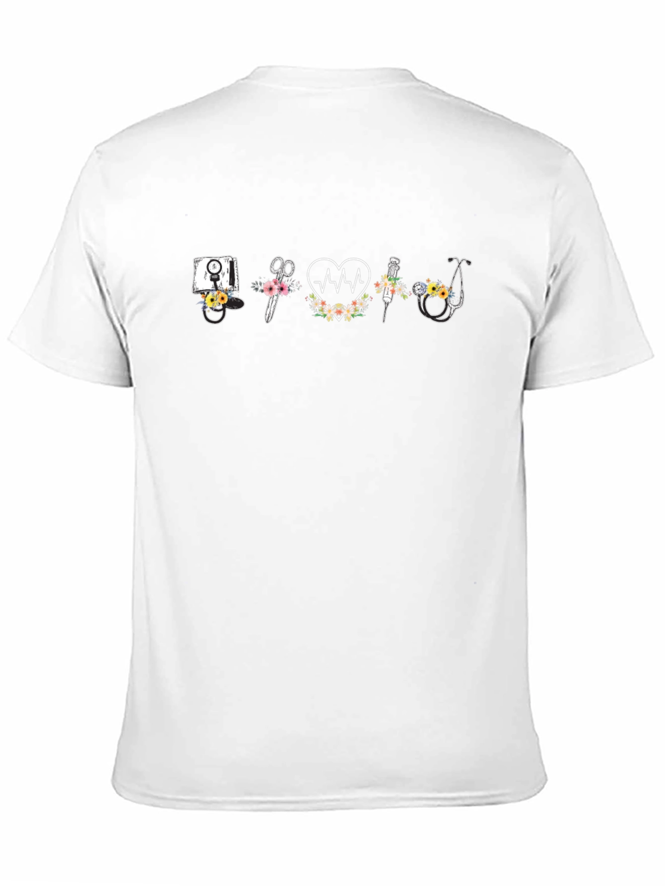 Floral Medical Tool Graphic Tee