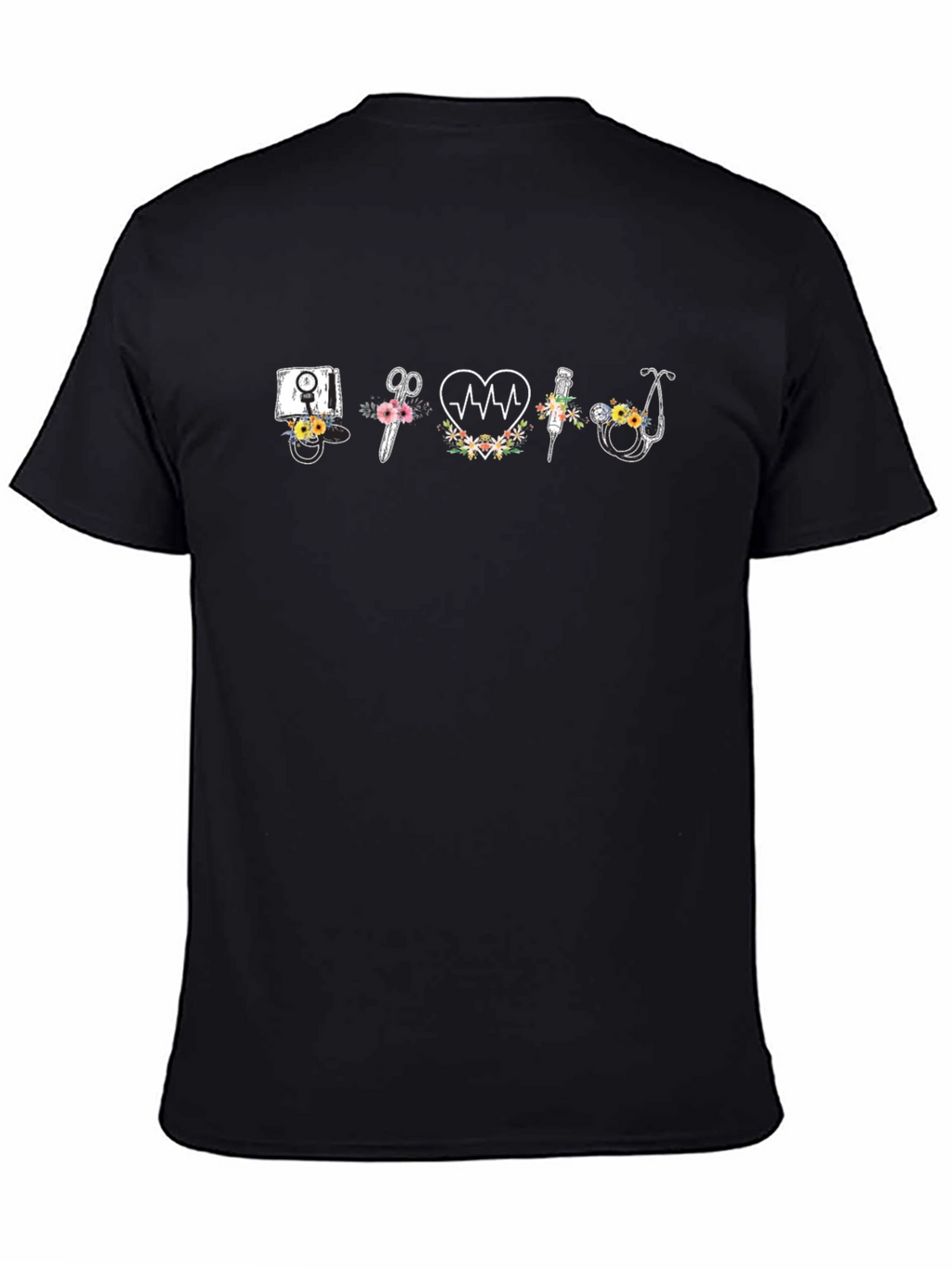 Floral Medical Tool Graphic Tee