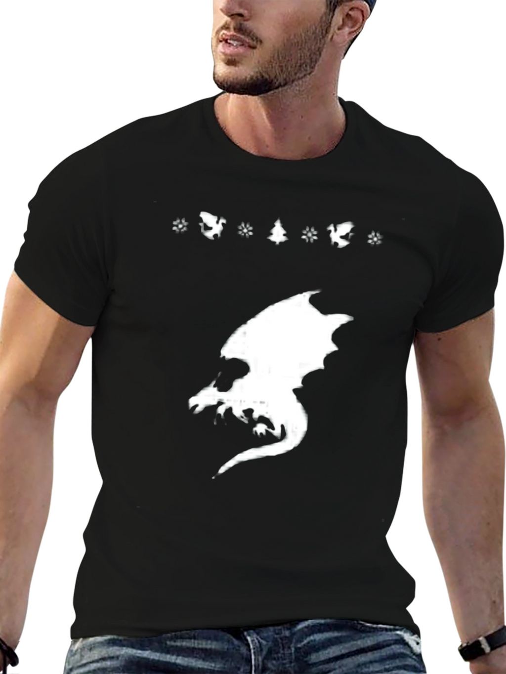 Dragon Graphic Black T-Shirt