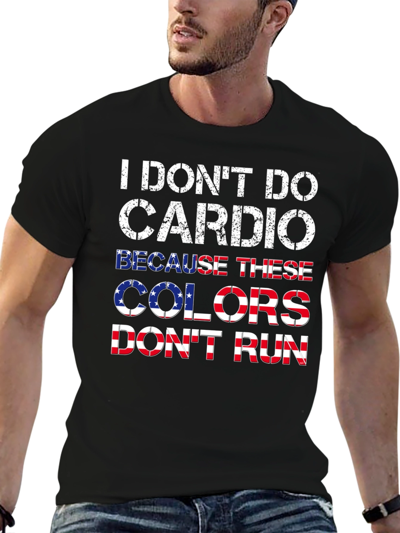 I Dont Do Cardio Patriotic T-Shirt
