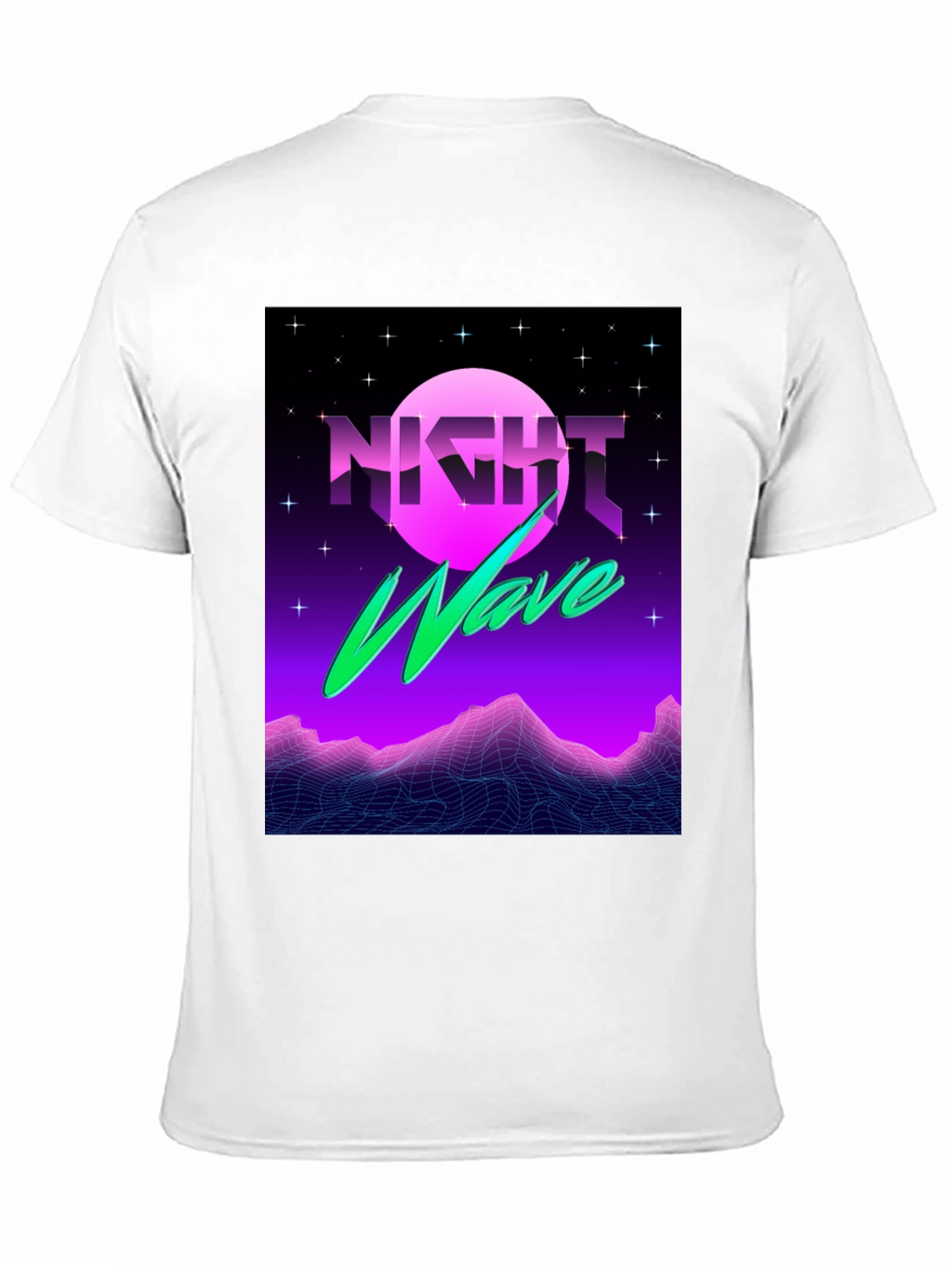 Night Wave T-Shirt - Synthwave Style