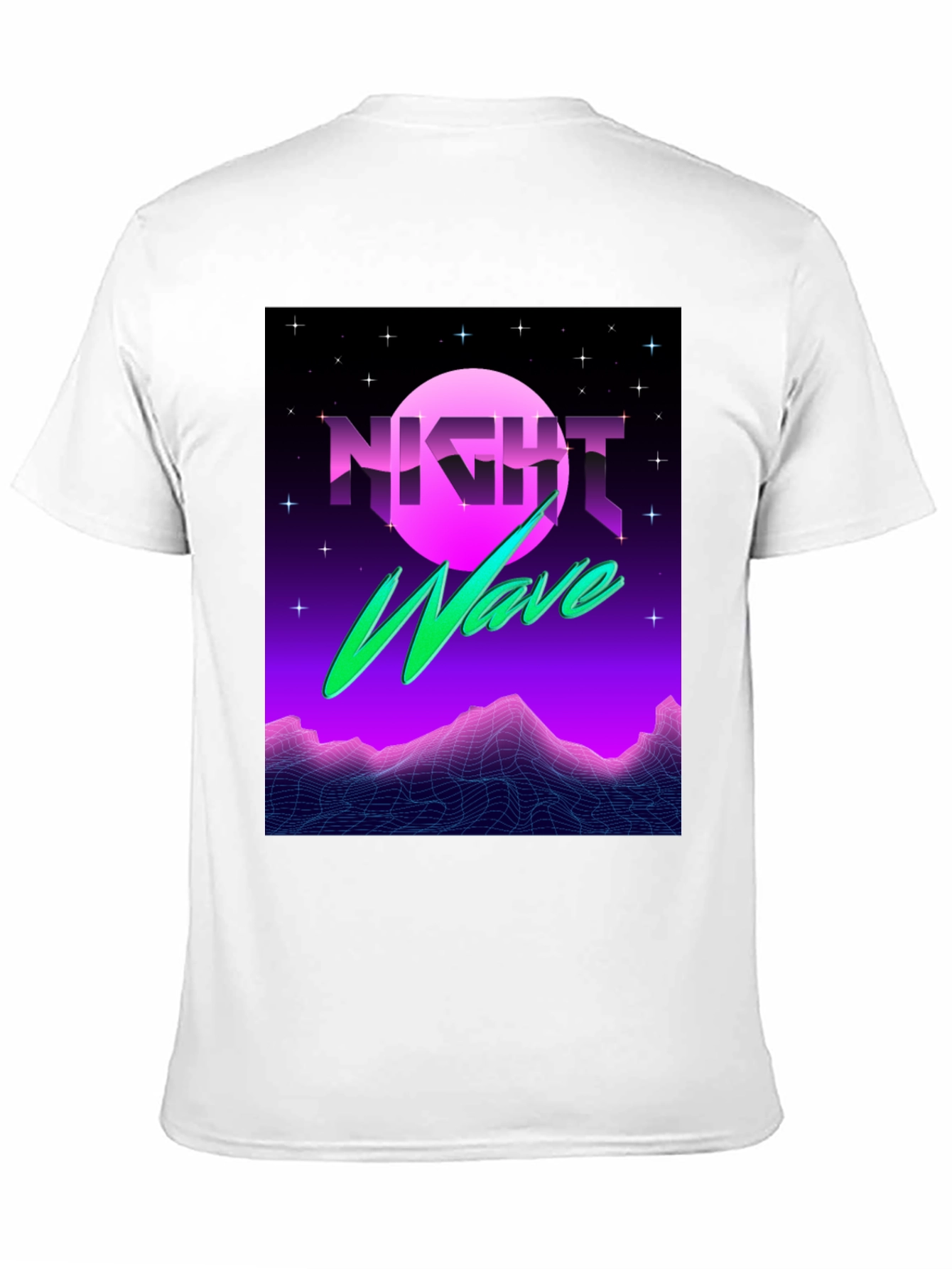 Night Wave T-Shirt - Synthwave Style