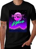 Night Wave T-Shirt - Synthwave Style