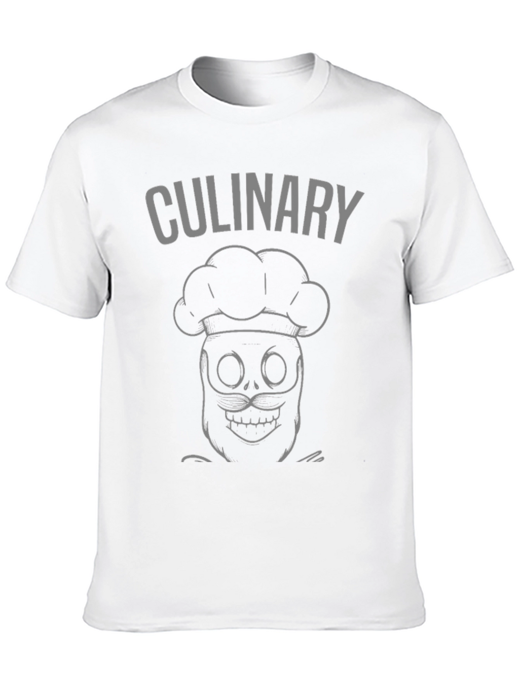 Culinary Skeleton Chef Black T-Shirt