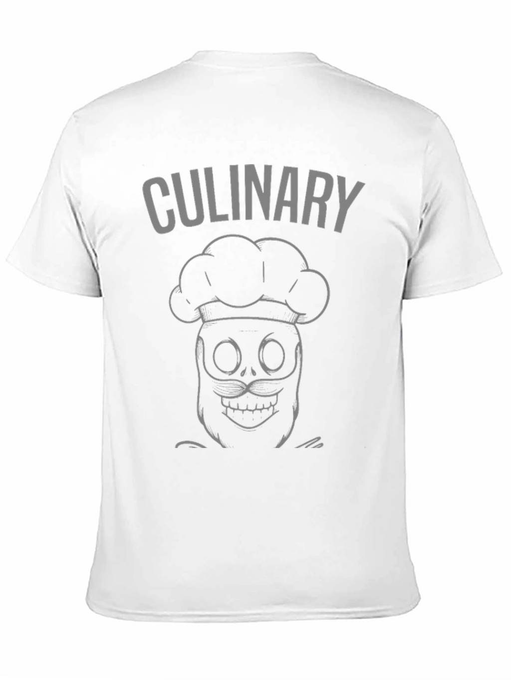 Culinary Skeleton Chef Black T-Shirt