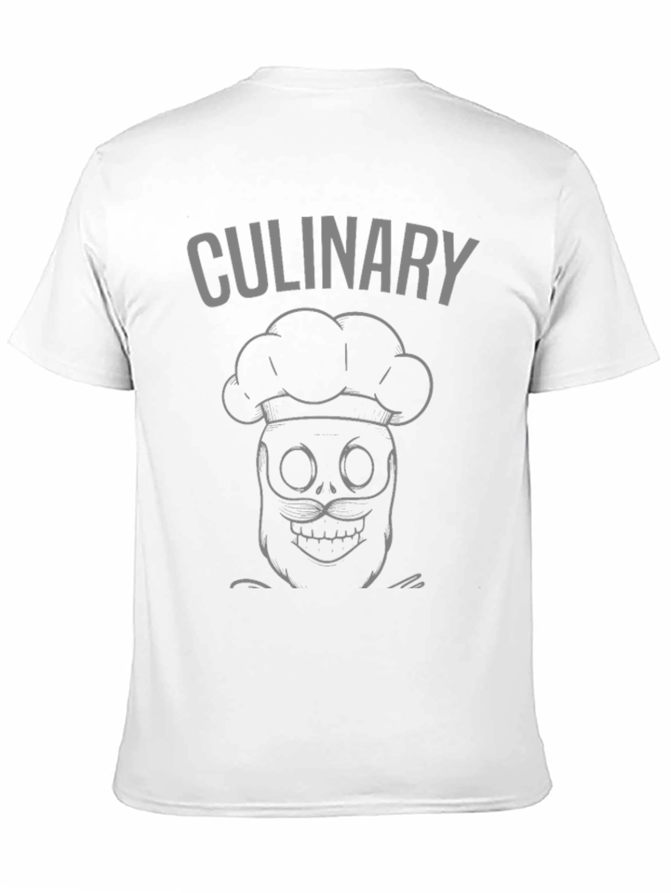 Culinary Skeleton Chef Black T-Shirt
