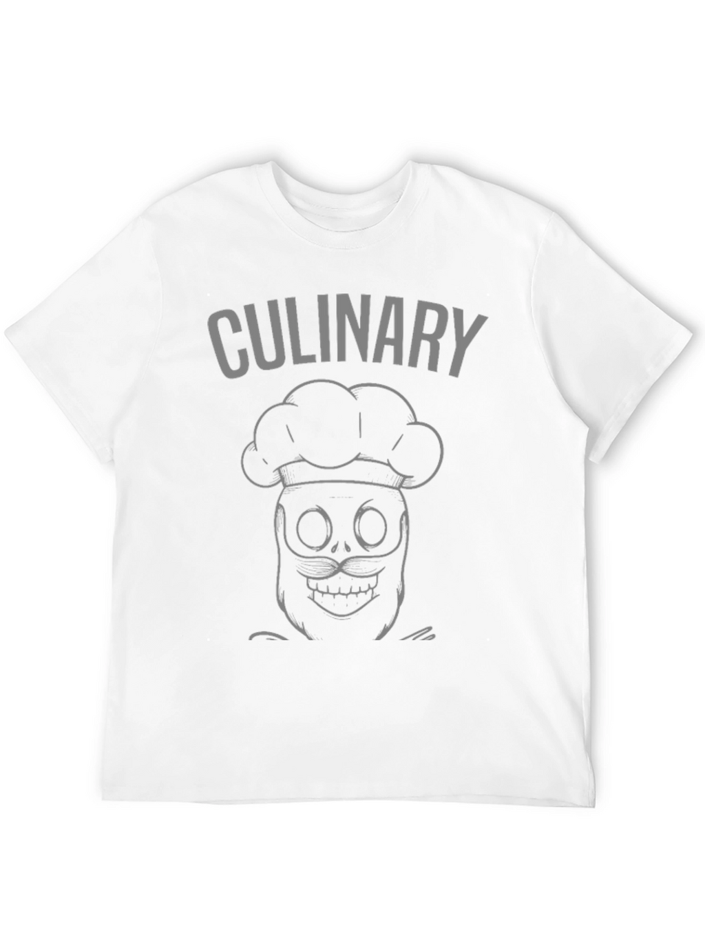 Culinary Skeleton Chef Black T-Shirt