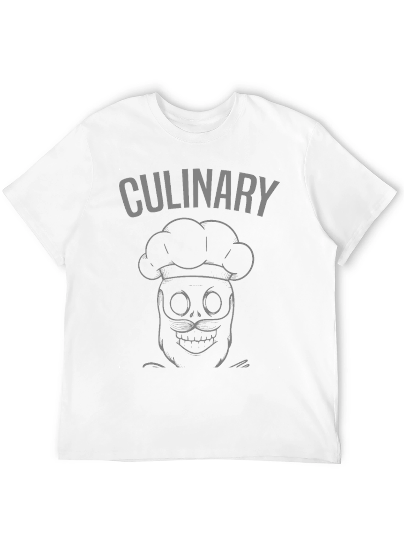 Culinary Skeleton Chef Black T-Shirt
