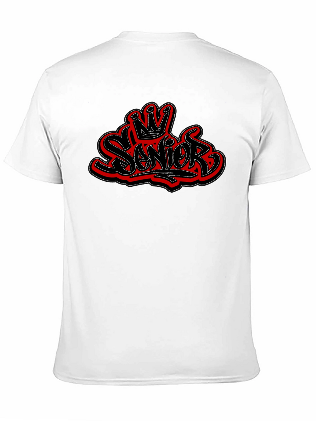 Senior Crown T-Shirt - Stylish Black Tee