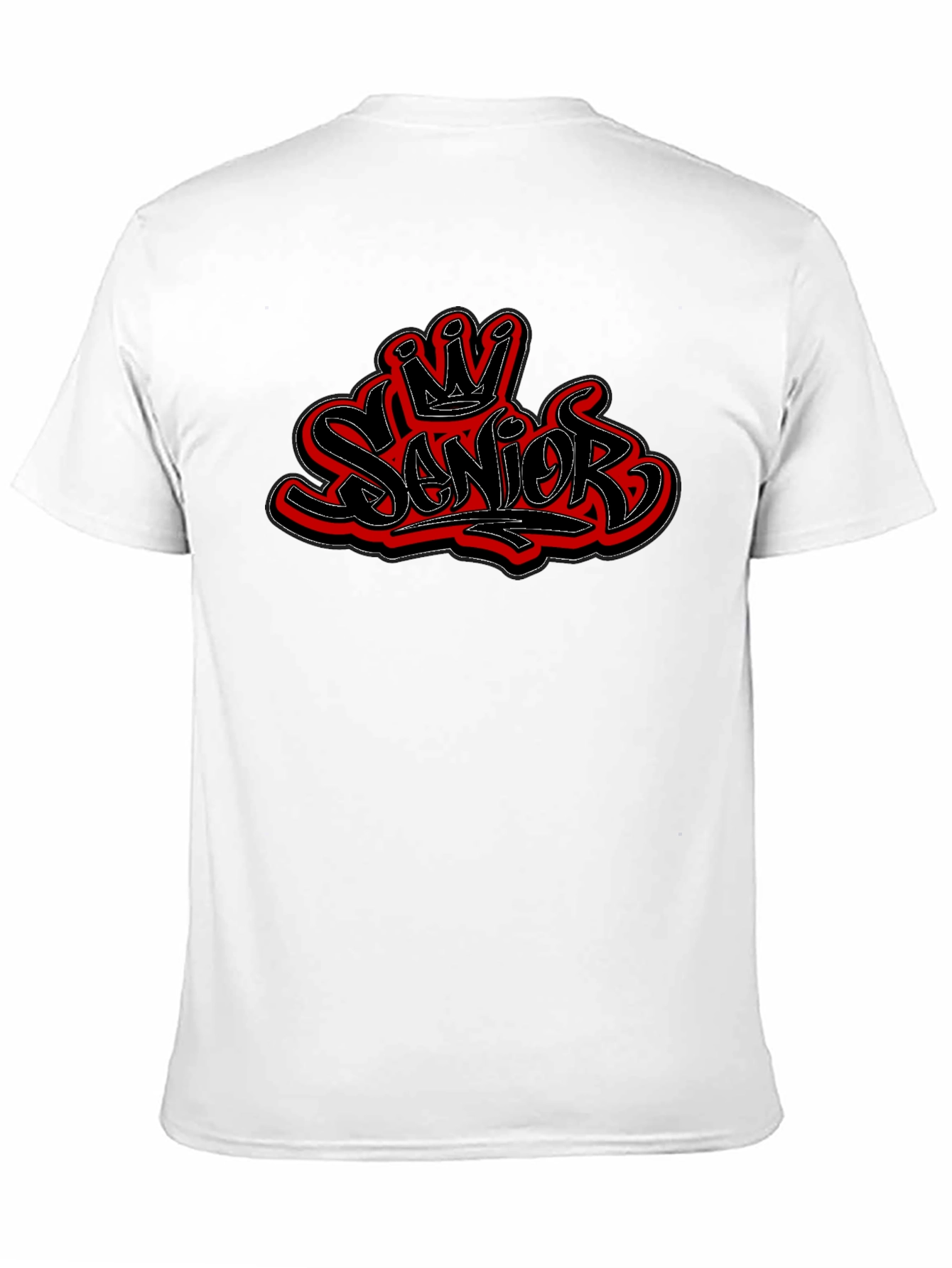 Senior Crown T-Shirt - Stylish Black Tee