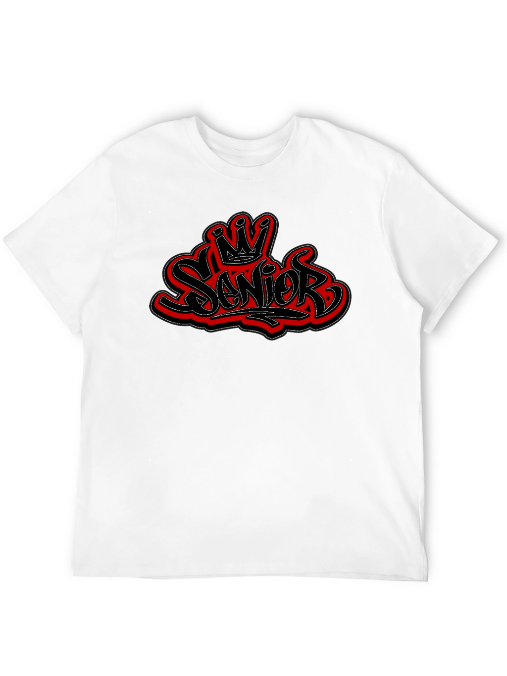 Senior Crown T-Shirt - Stylish Black Tee
