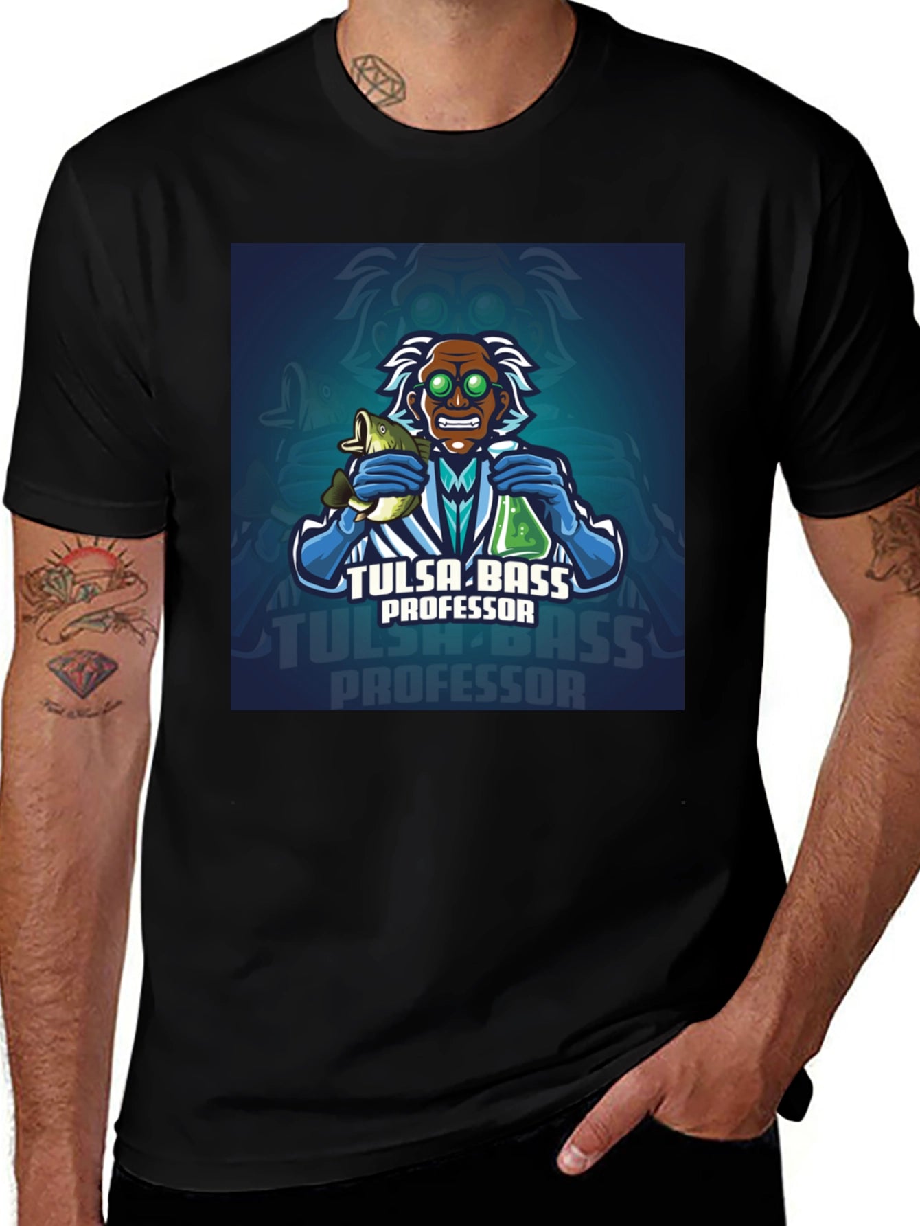 Tulsa Bass Professor Graphic T-Shirt