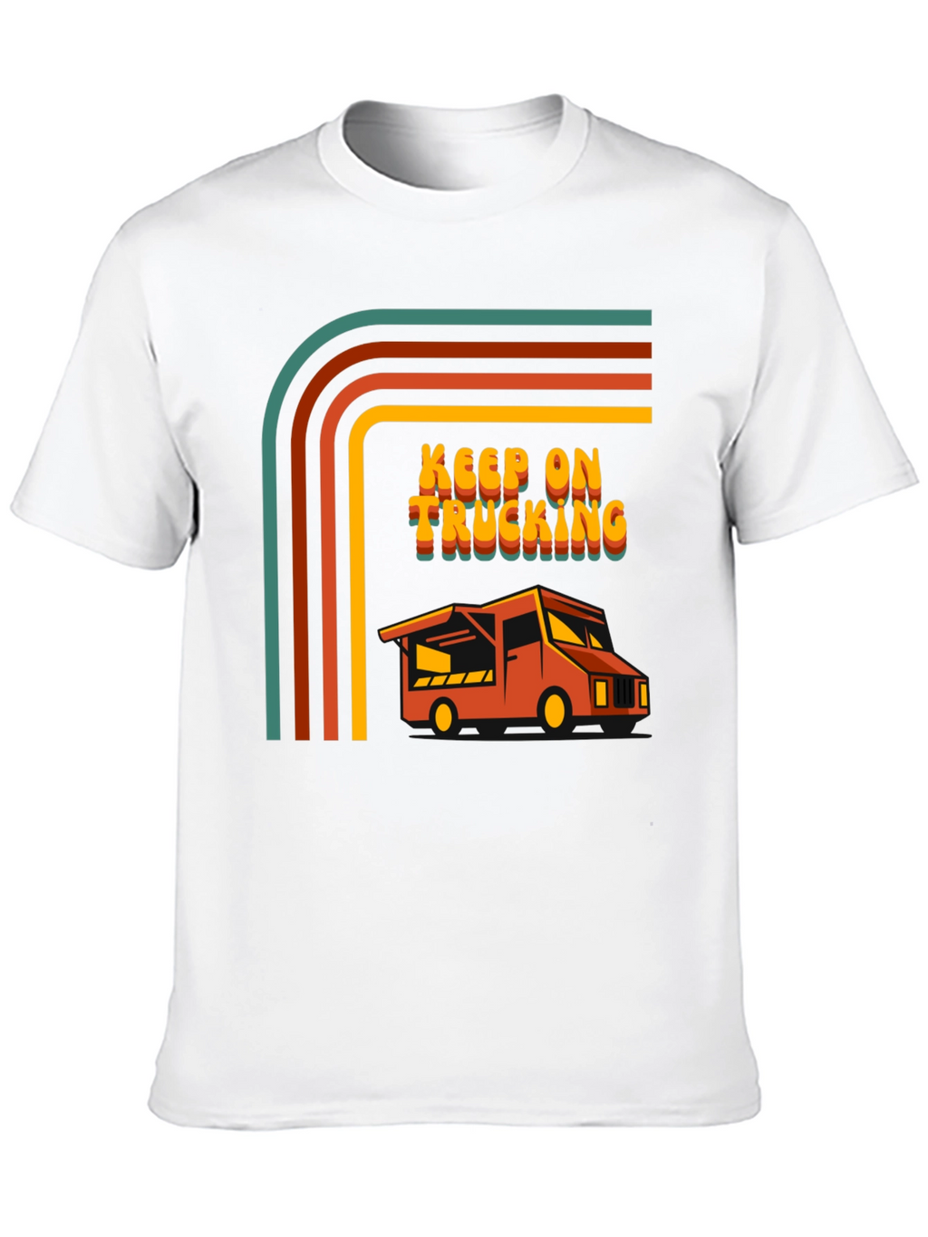 Keep on Trucking Retro Graphic Tee