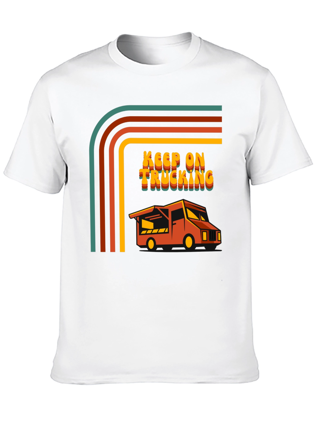 Keep on Trucking Retro Graphic Tee