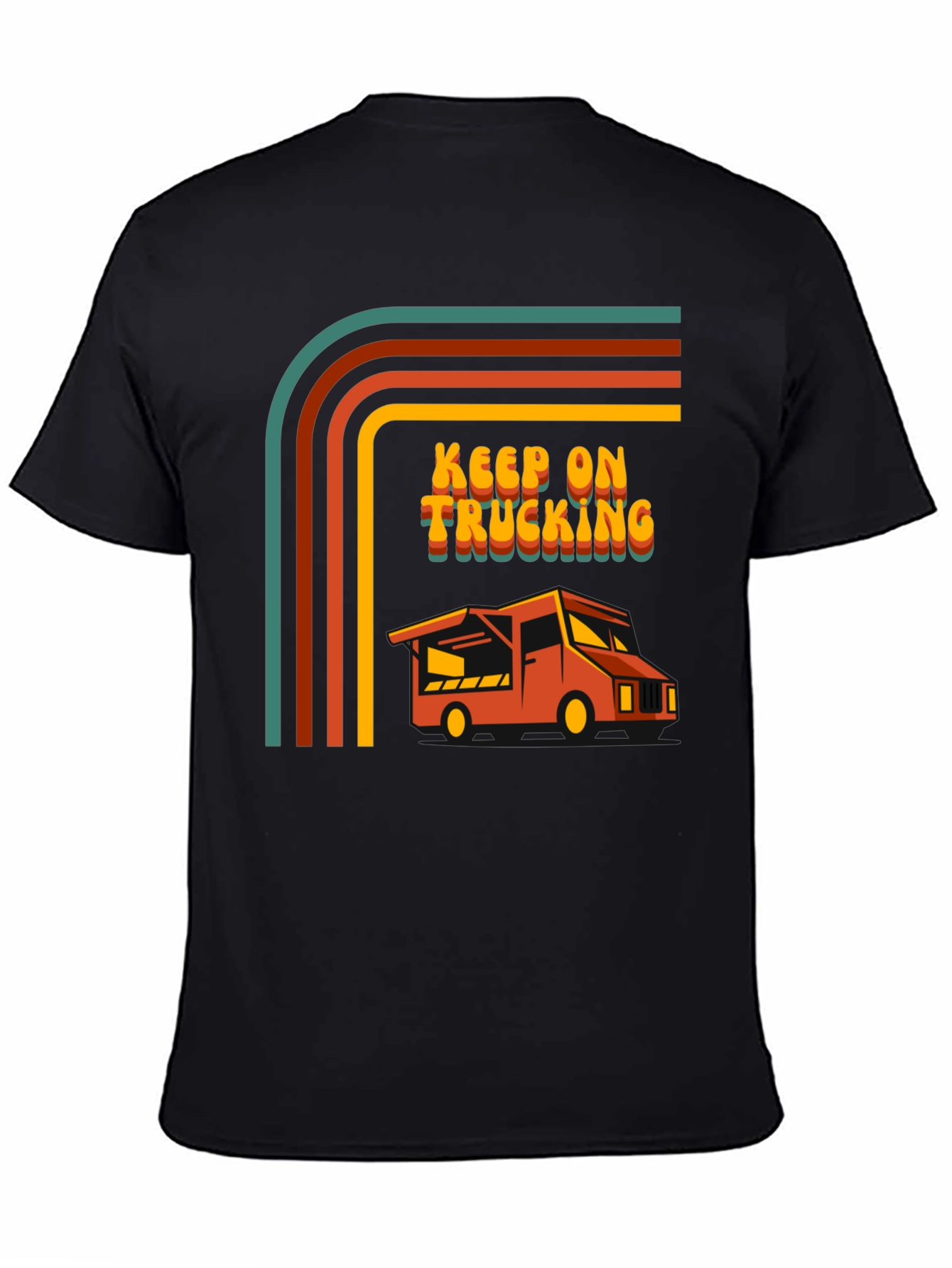 Keep on Trucking Retro Graphic Tee