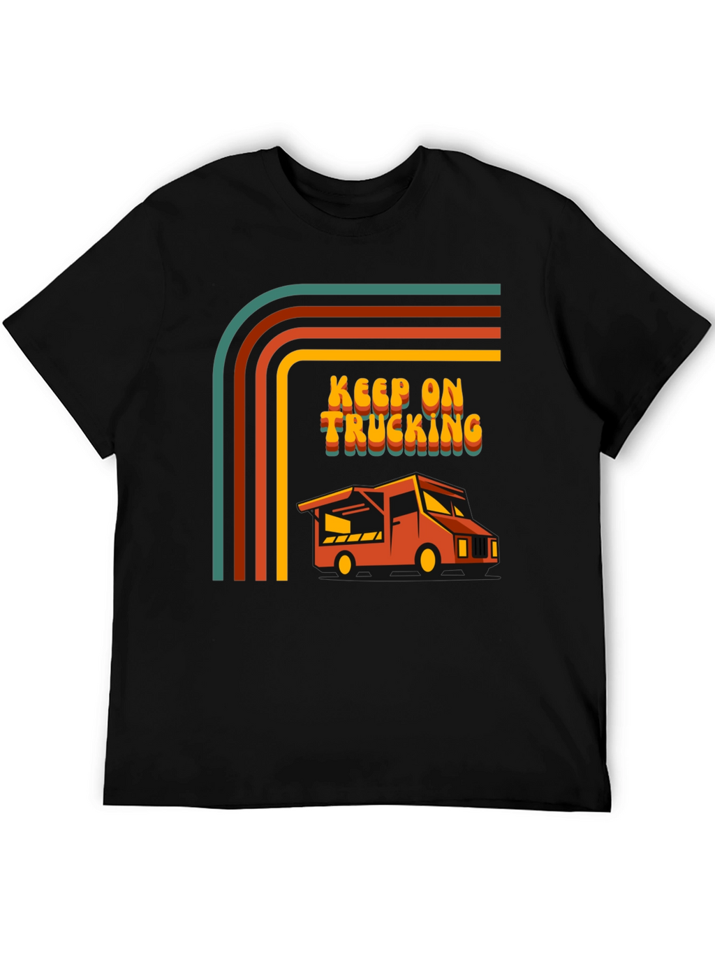 Keep on Trucking Retro Graphic Tee