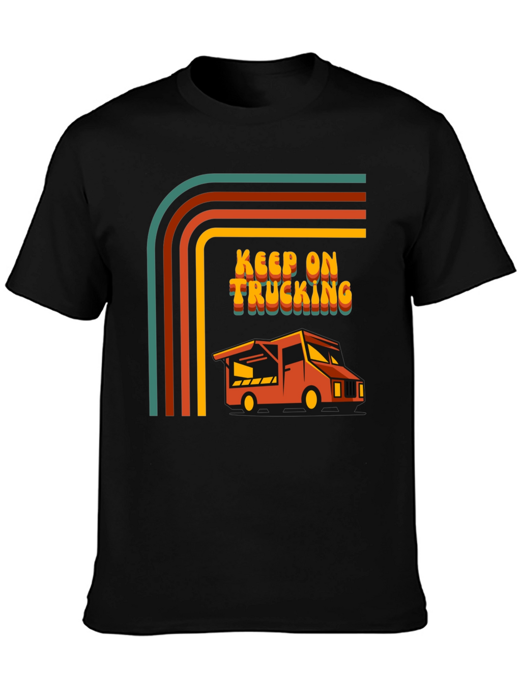 Keep on Trucking Retro Graphic Tee