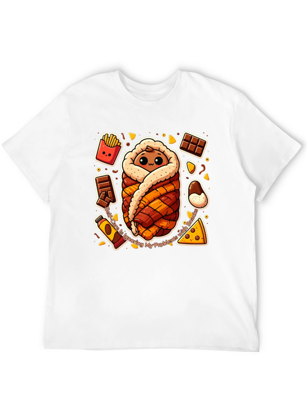 Snack Wrap T-Shirt Funny Graphic Tee