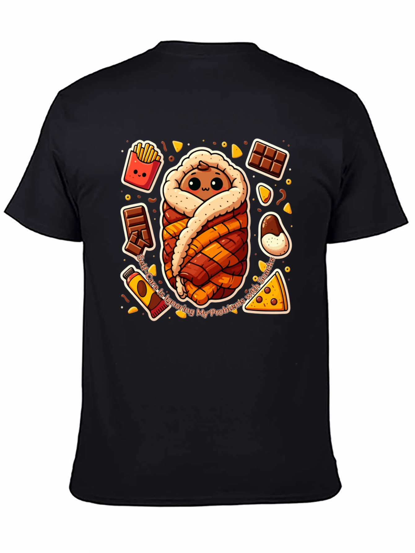 Snack Wrap T-Shirt Funny Graphic Tee
