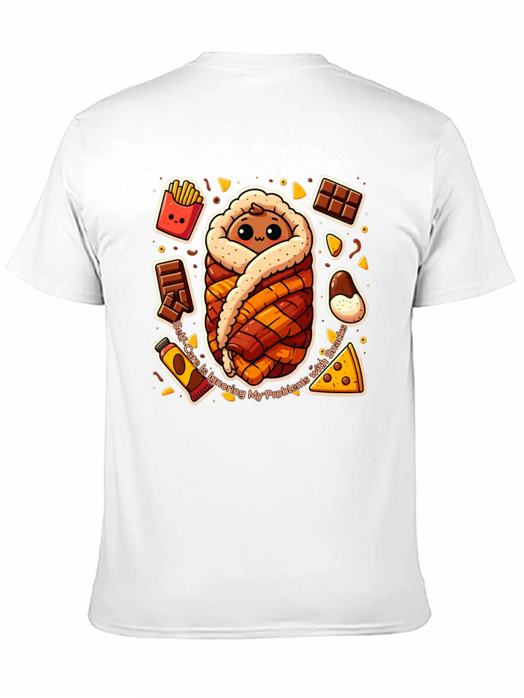 Snack Wrap T-Shirt Funny Graphic Tee