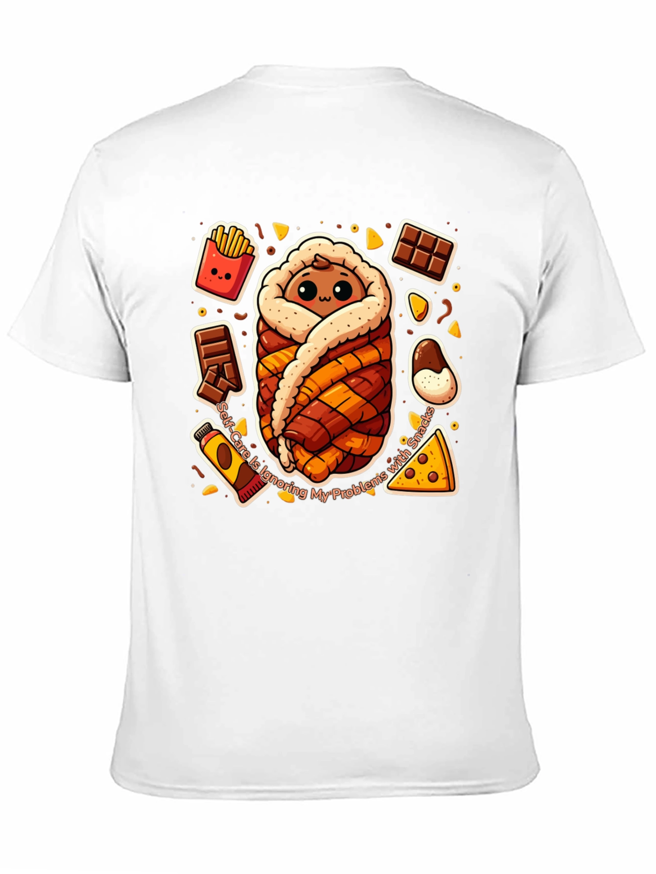 Snack Wrap T-Shirt Funny Graphic Tee