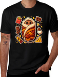 Snack Wrap T-Shirt Funny Graphic Tee
