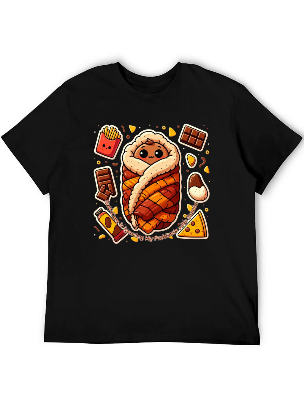 Snack Wrap T-Shirt Funny Graphic Tee