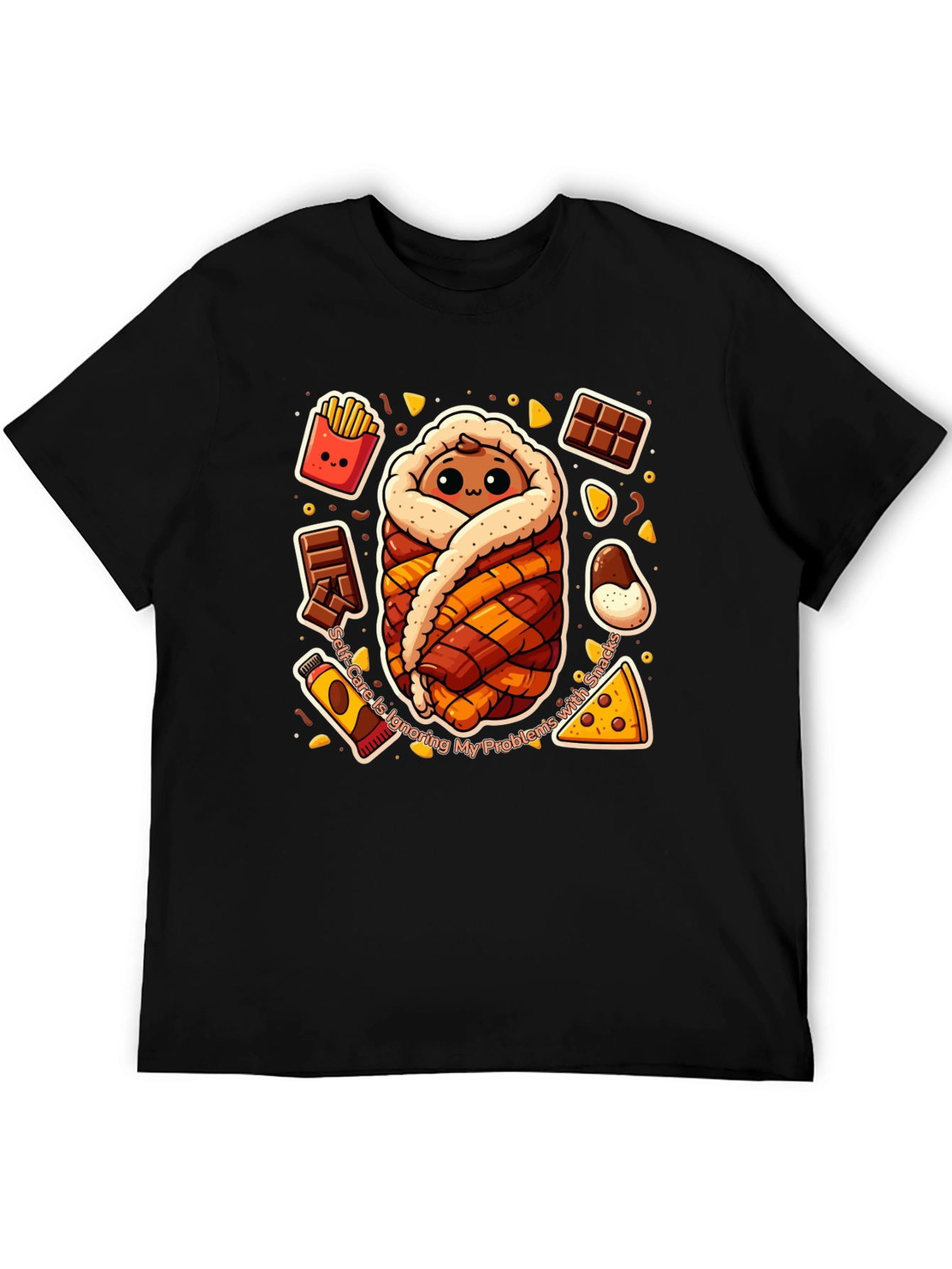 Snack Wrap T-Shirt Funny Graphic Tee