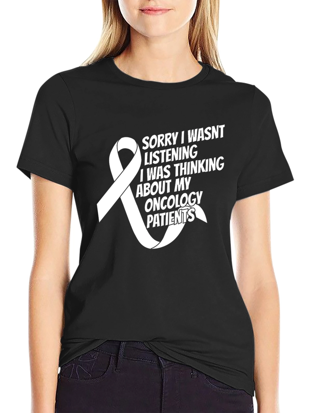 Oncology Patients T-Shirt - Awareness Ribbon