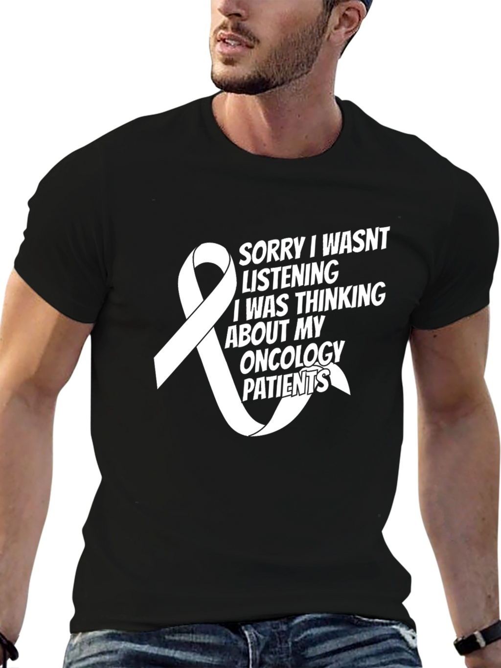 Oncology Patients T-Shirt - Awareness Ribbon