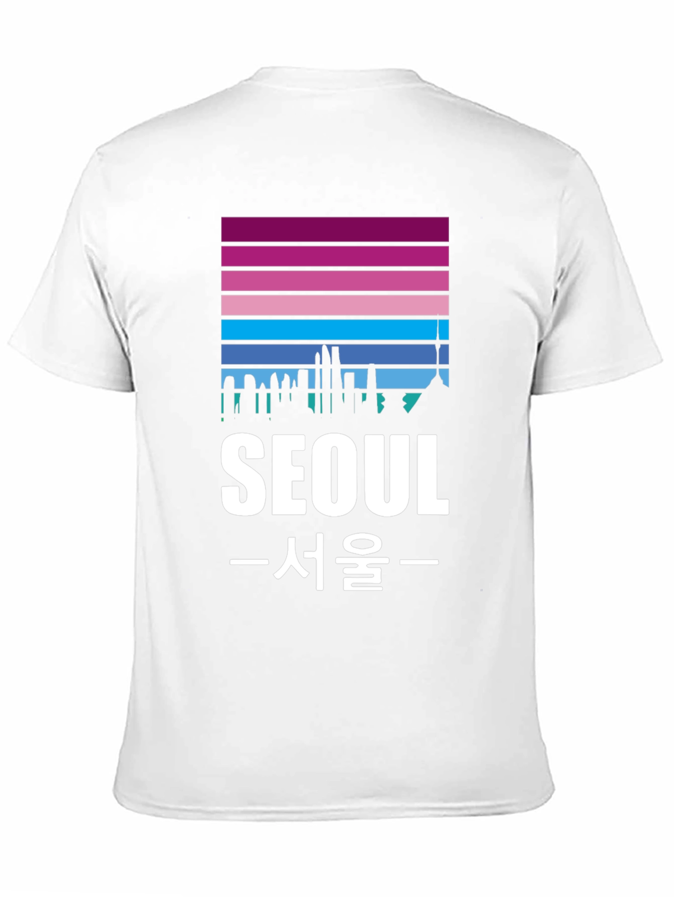 Seoul Skyline Graphic Tee - Korean Pride