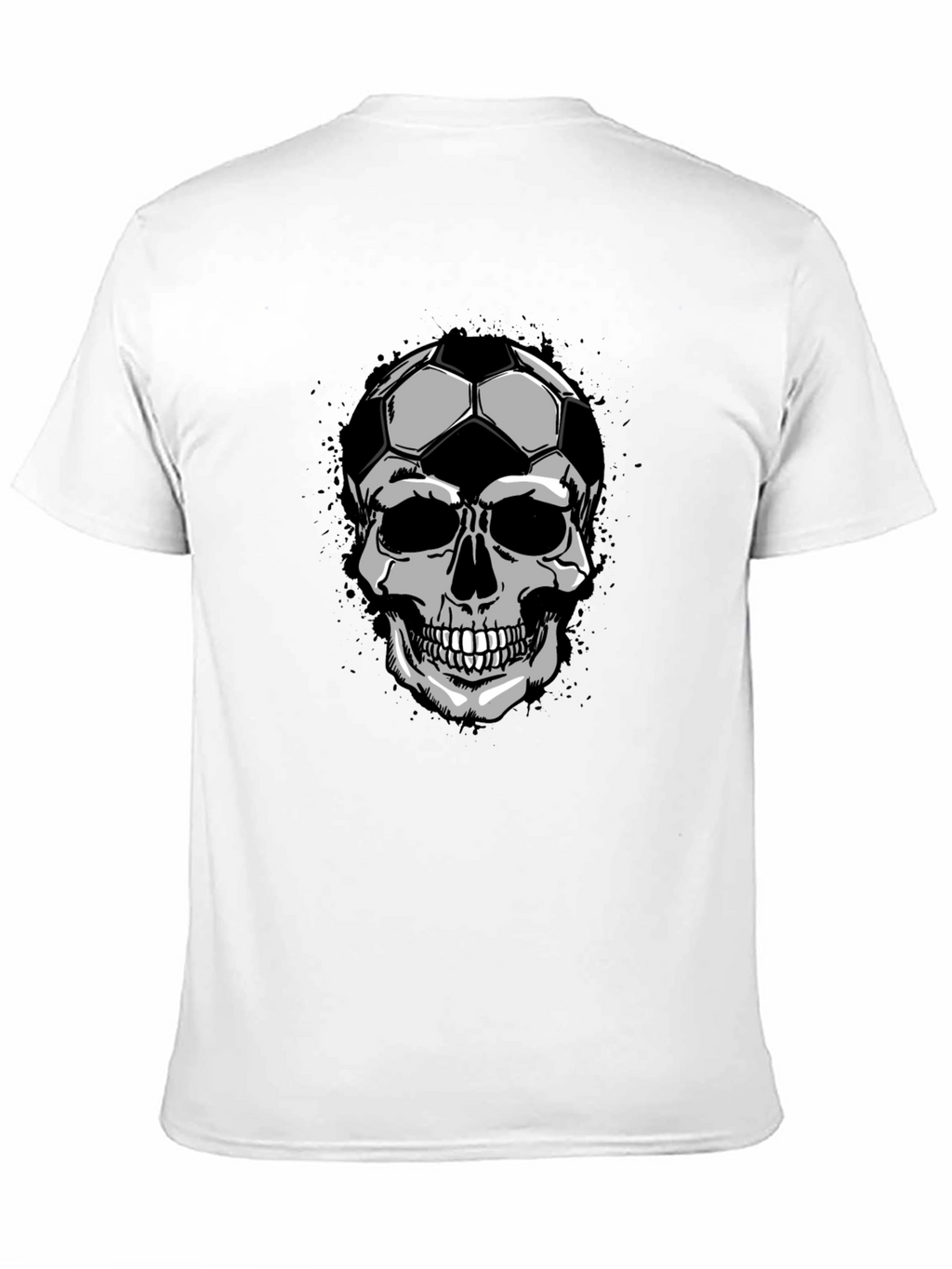 Soccer Skull Graphic Tee - Unique Design T-Shirt