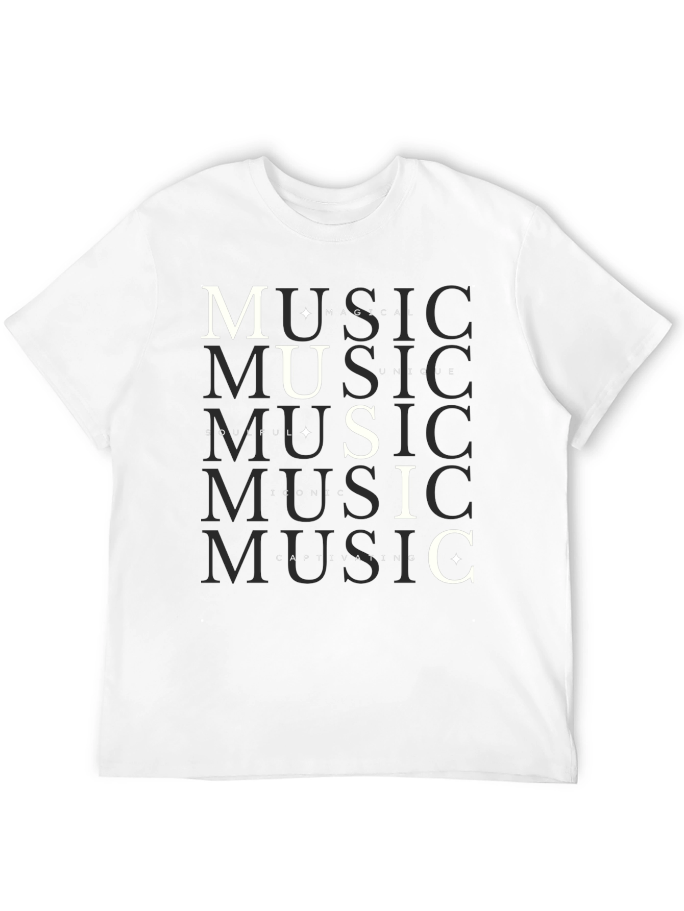 Music Lovers Graphic Tee - Black
