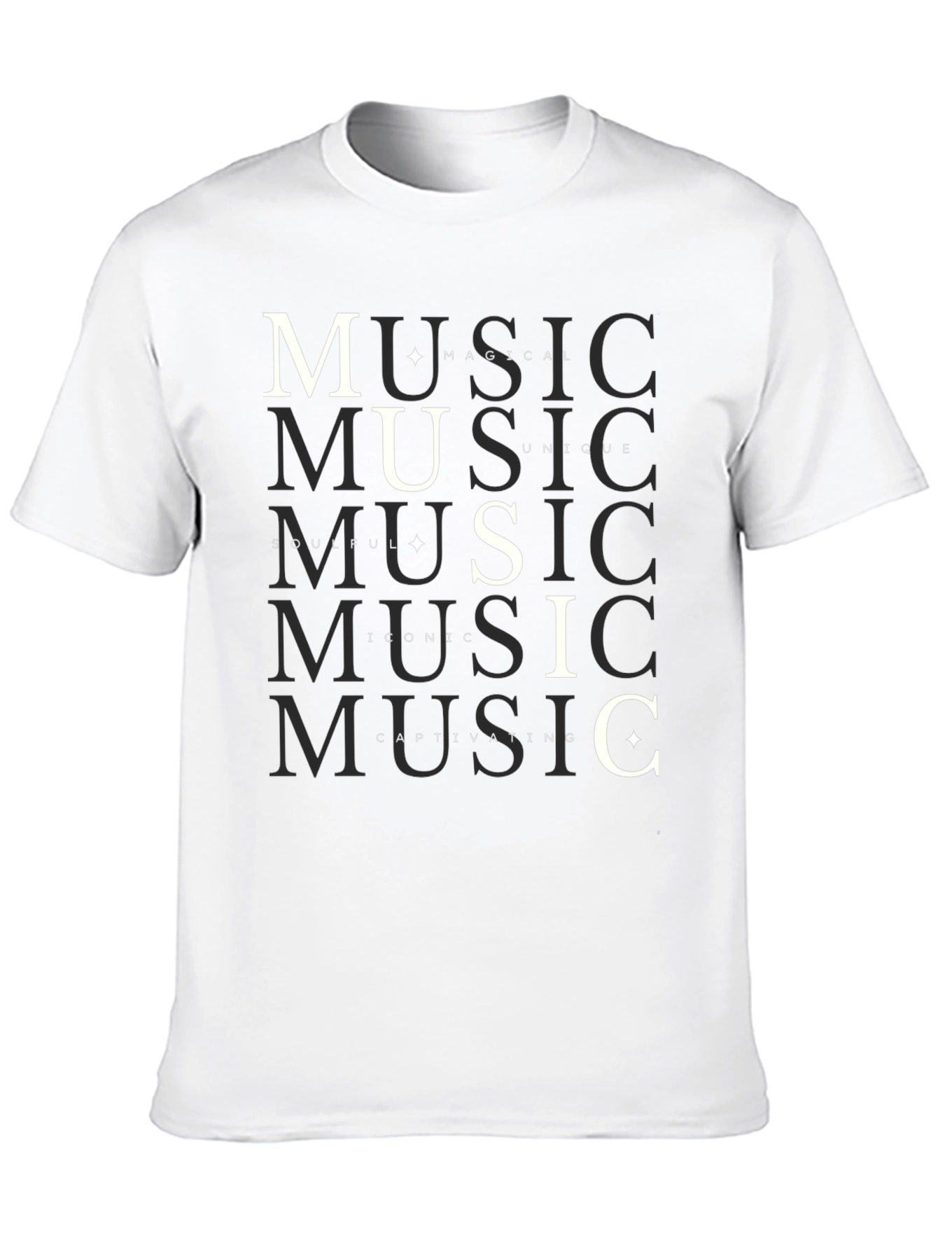 Music Lovers Graphic Tee - Black