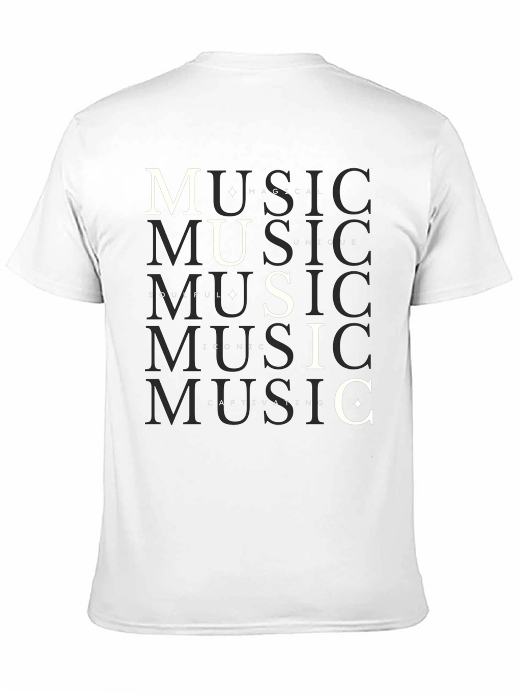 Music Lovers Graphic Tee - Black