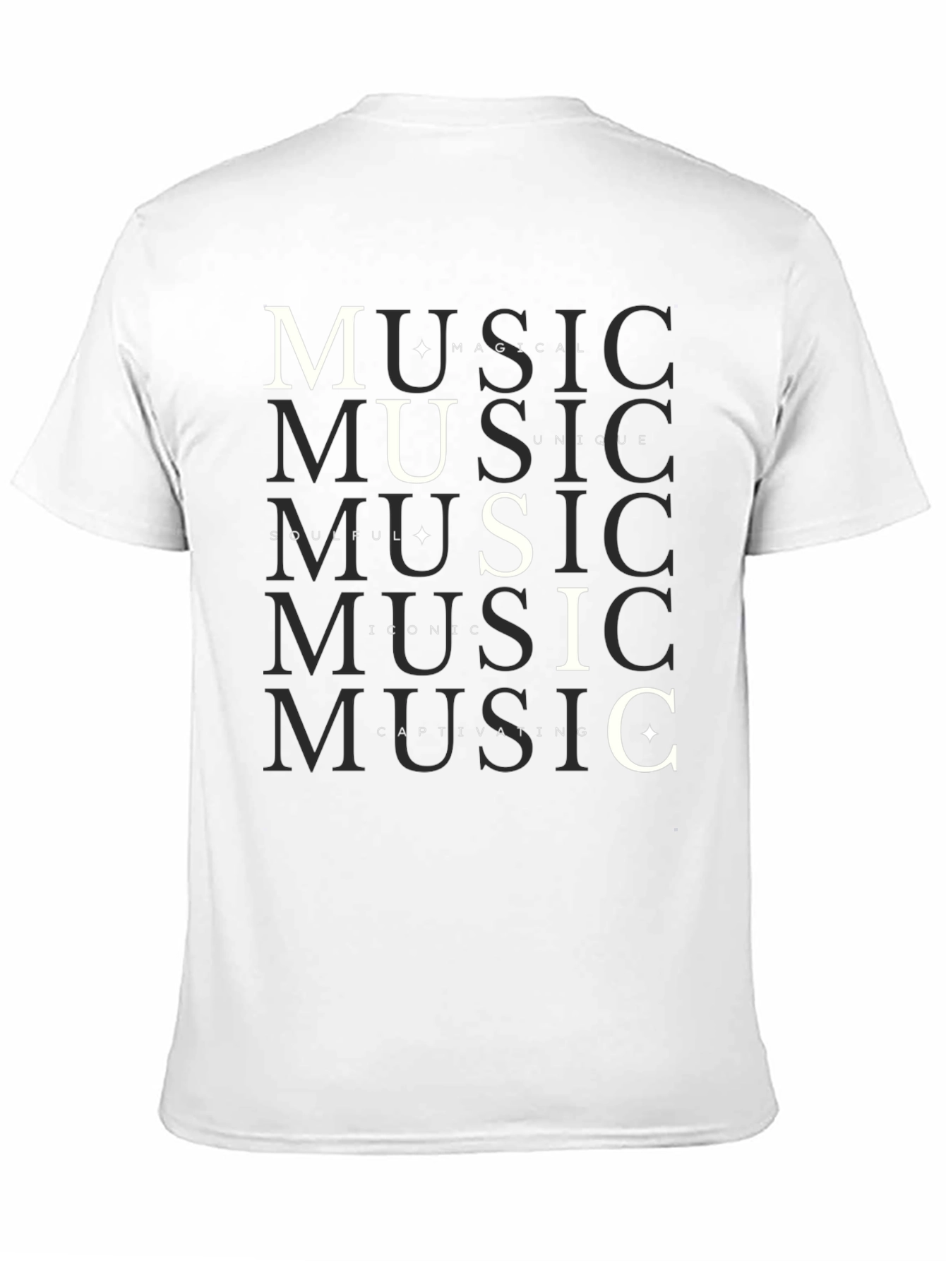 Music Lovers Graphic Tee - Black