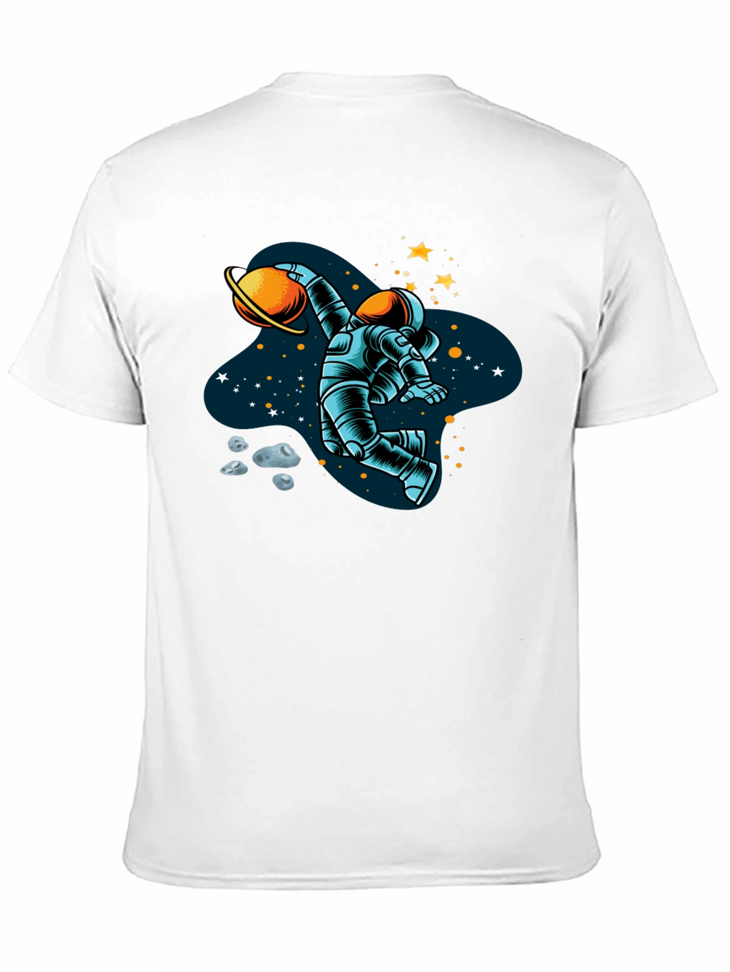 Astronaut Planet Dunk Graphic T-Shirt