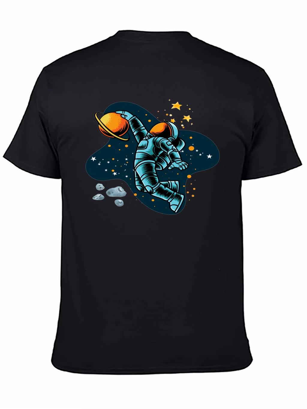 Astronaut Planet Dunk Graphic T-Shirt