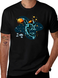 Astronaut Planet Dunk Graphic T-Shirt