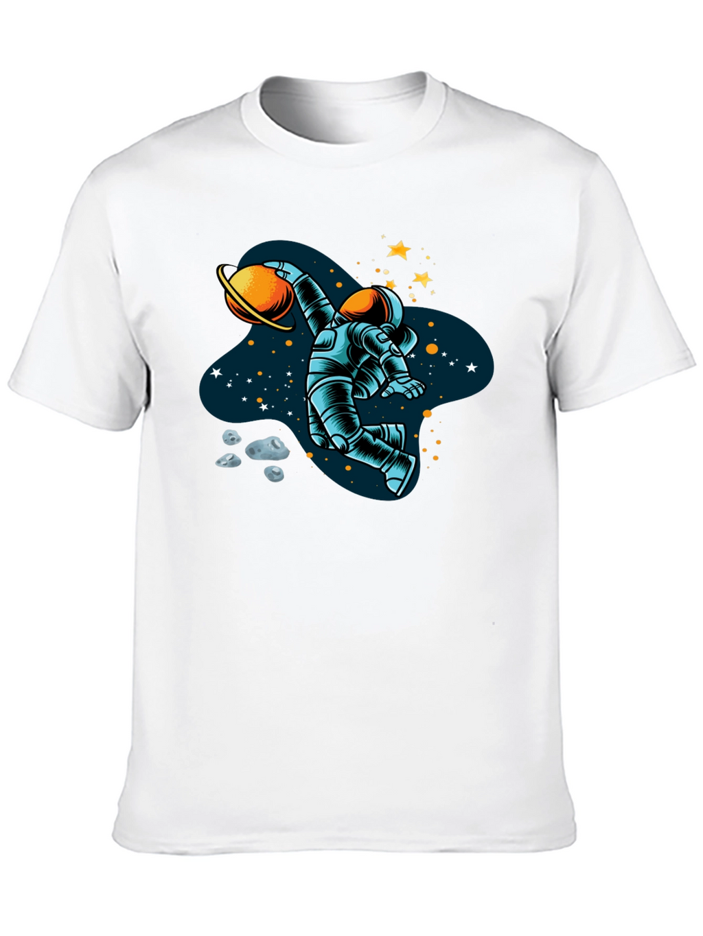 Astronaut Planet Dunk Graphic T-Shirt