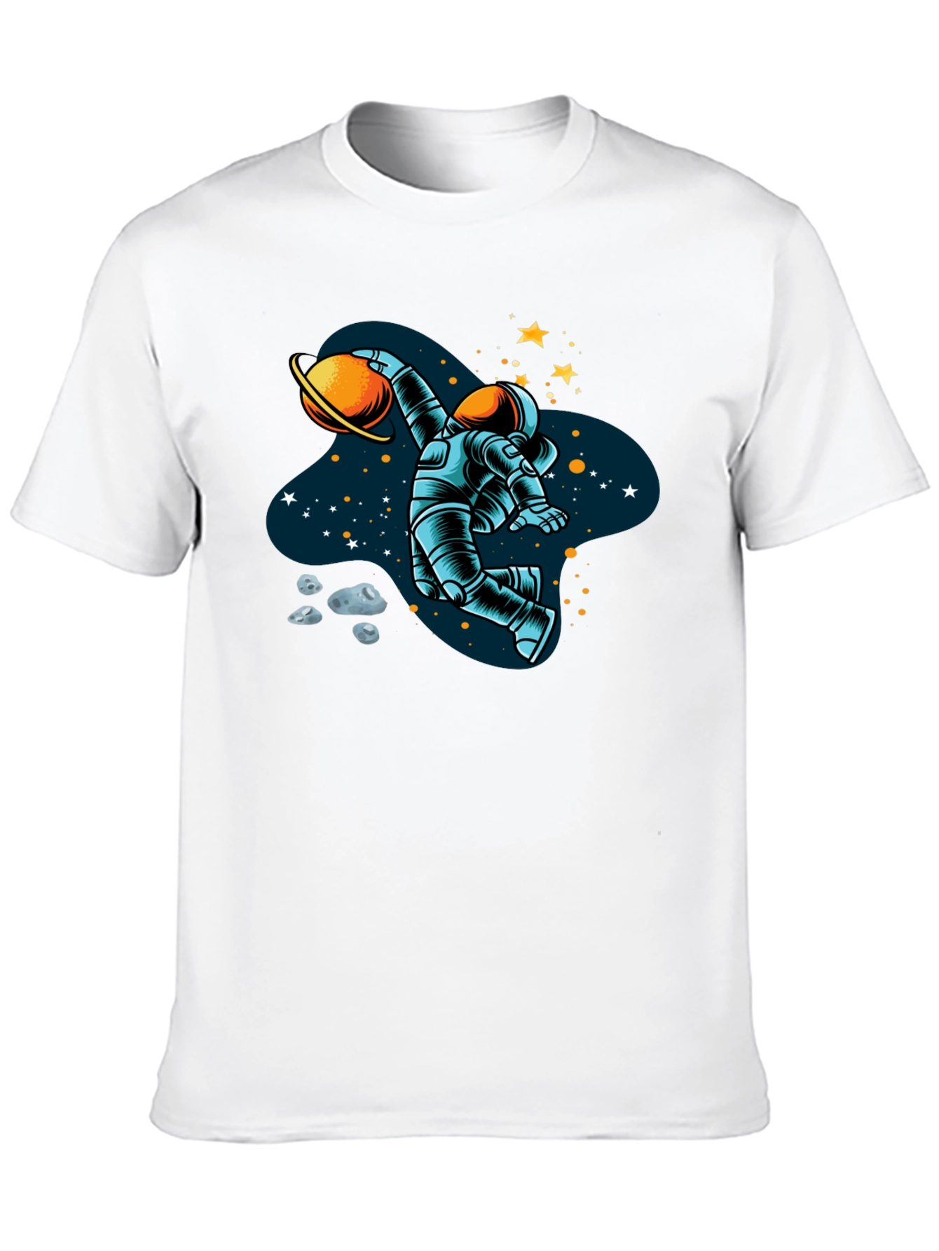 Astronaut Planet Dunk Graphic T-Shirt