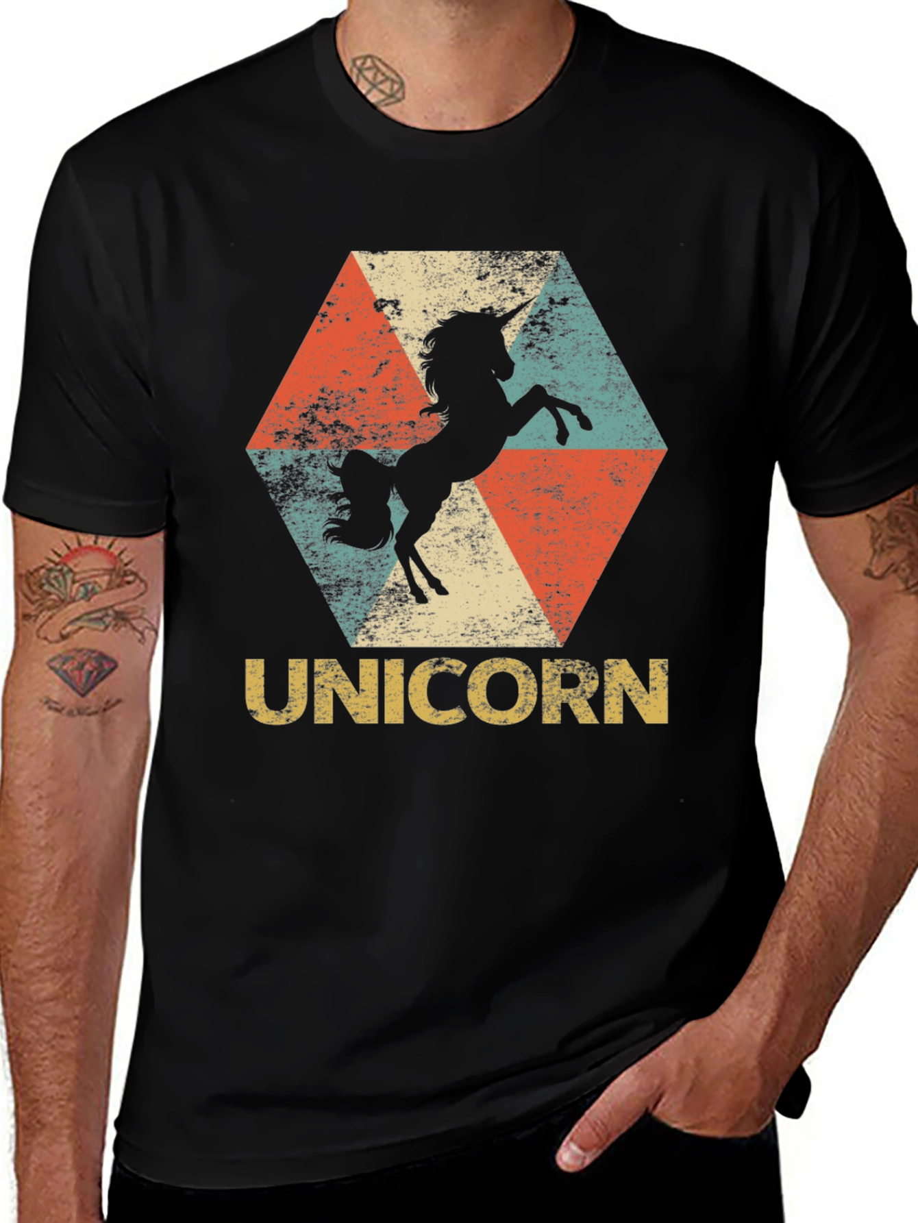 Retro Unicorn Graphic Tee