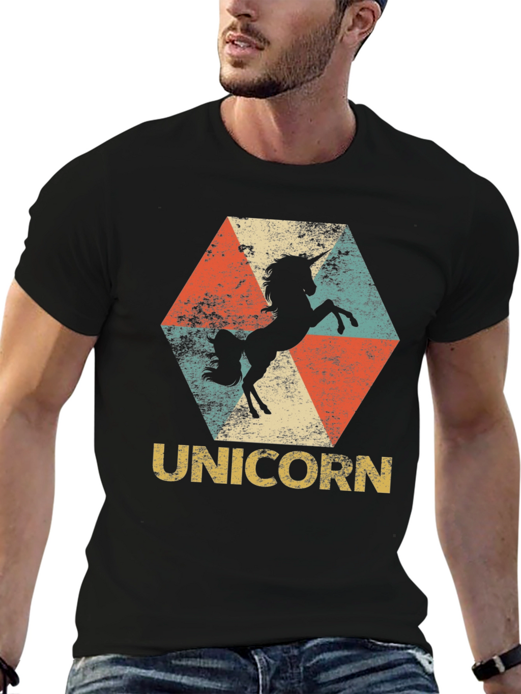 Retro Unicorn Graphic Tee