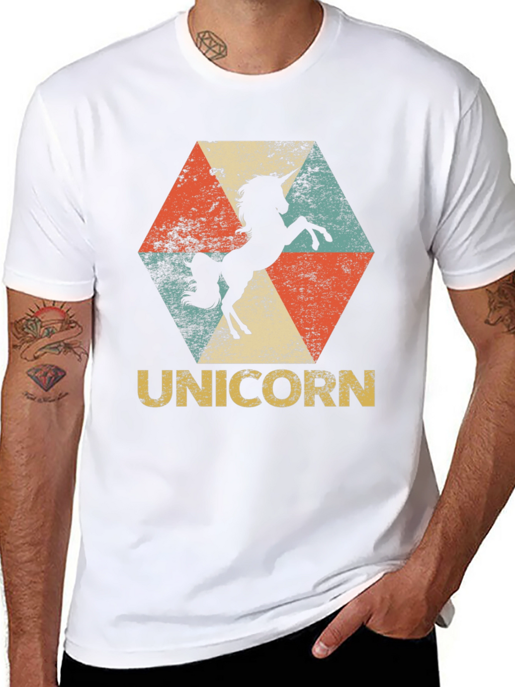 Retro Unicorn Graphic Tee