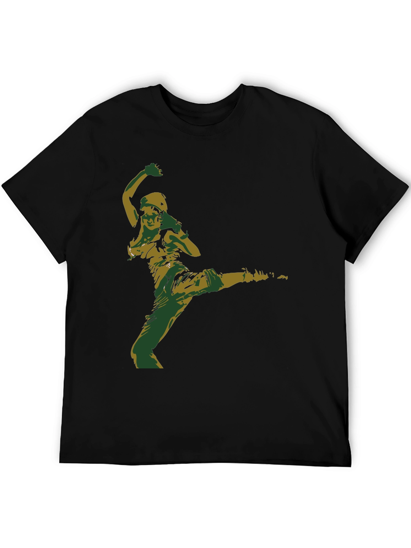 Martial Arts Graphic Black T-Shirt