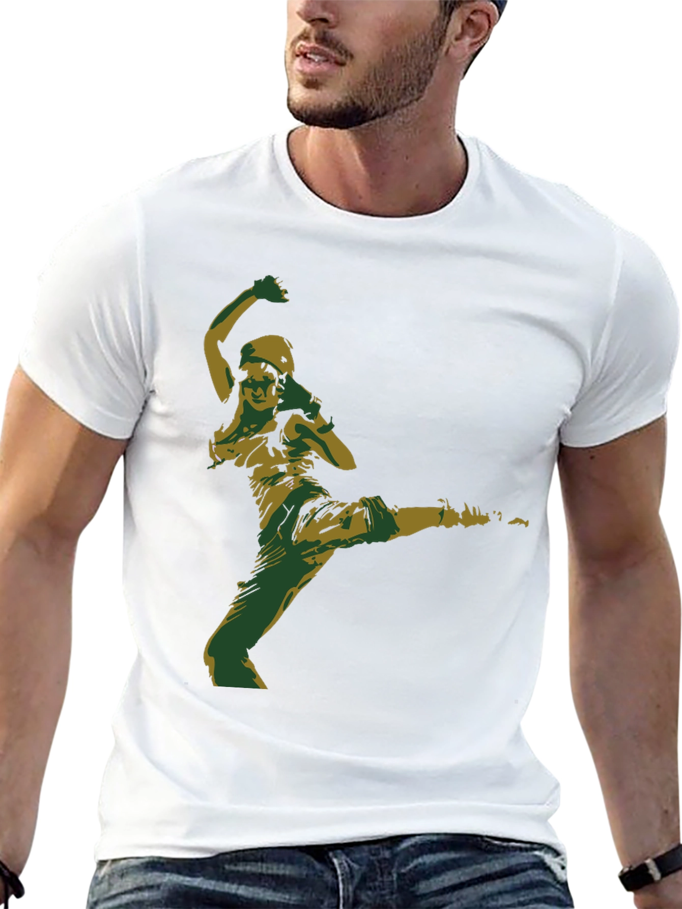 Martial Arts Graphic Black T-Shirt