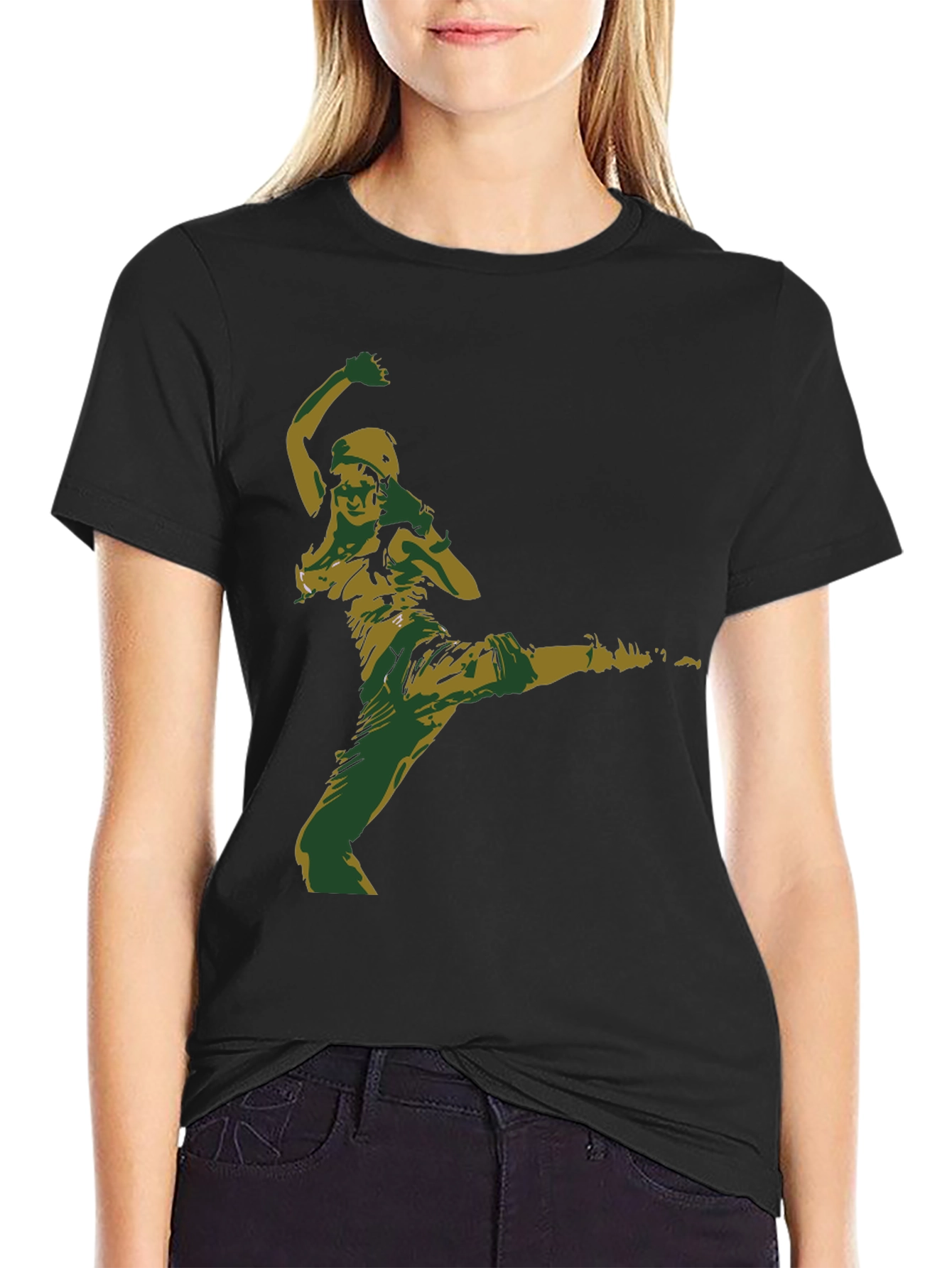 Martial Arts Graphic Black T-Shirt