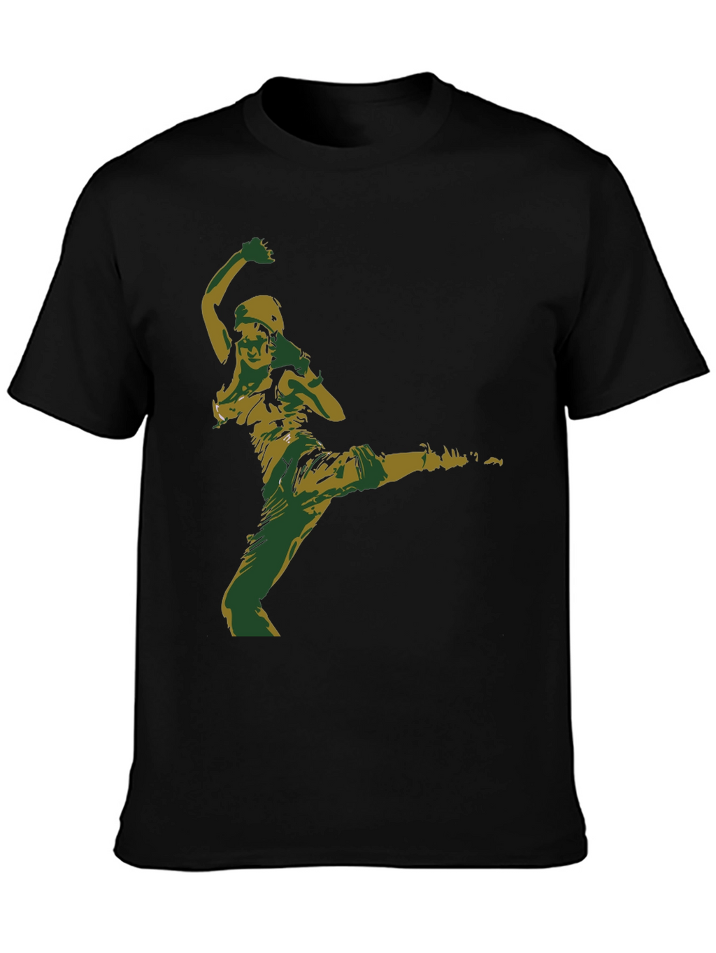 Martial Arts Graphic Black T-Shirt