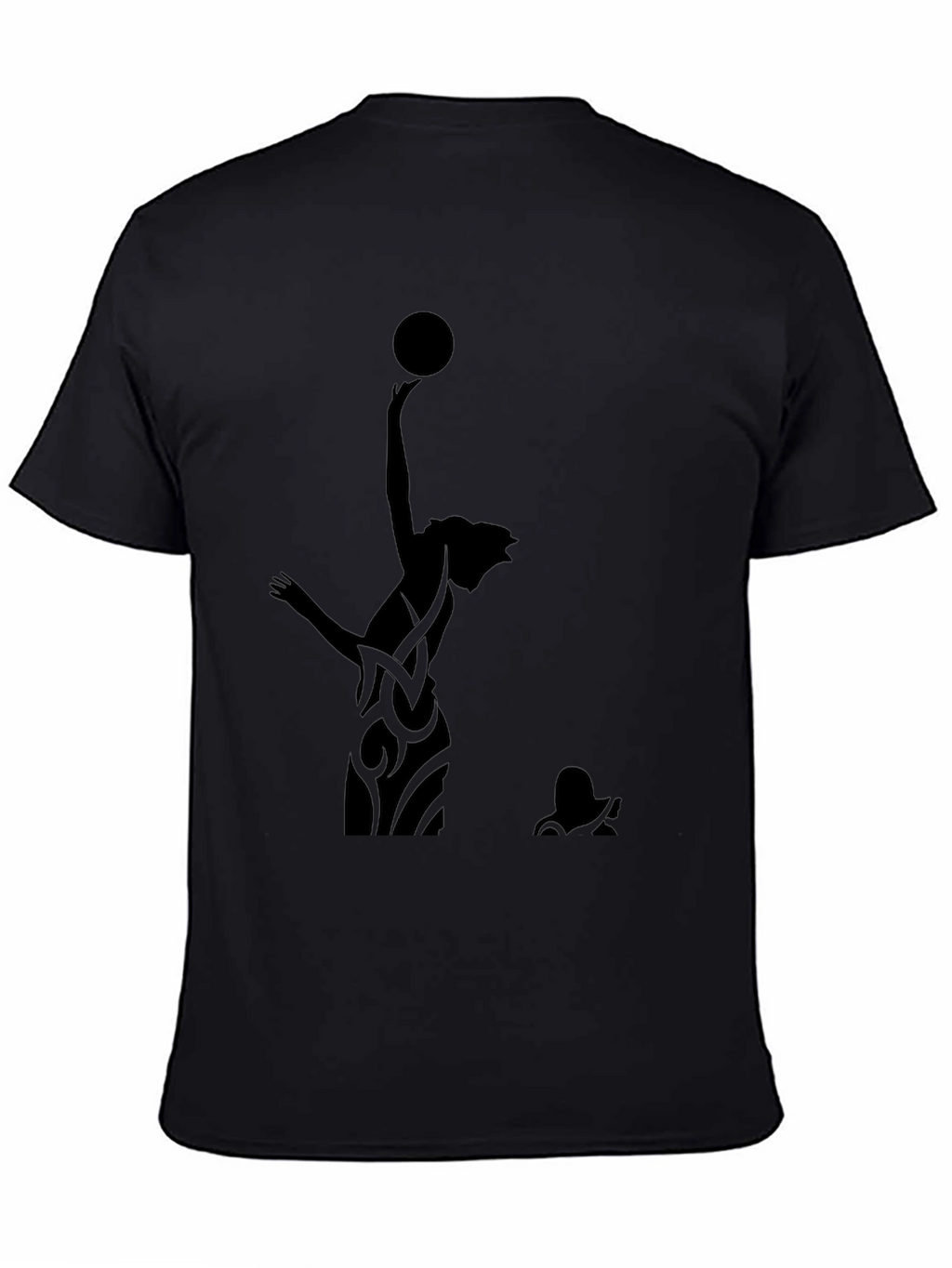 Mens Black Graphic Tee - Ballerina Silhouette