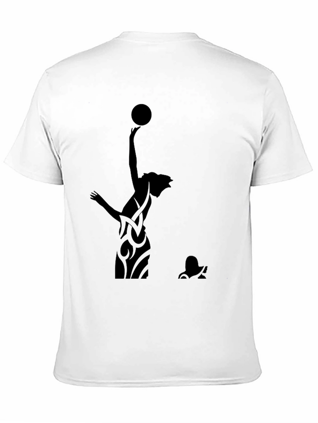 Mens Black Graphic Tee - Ballerina Silhouette